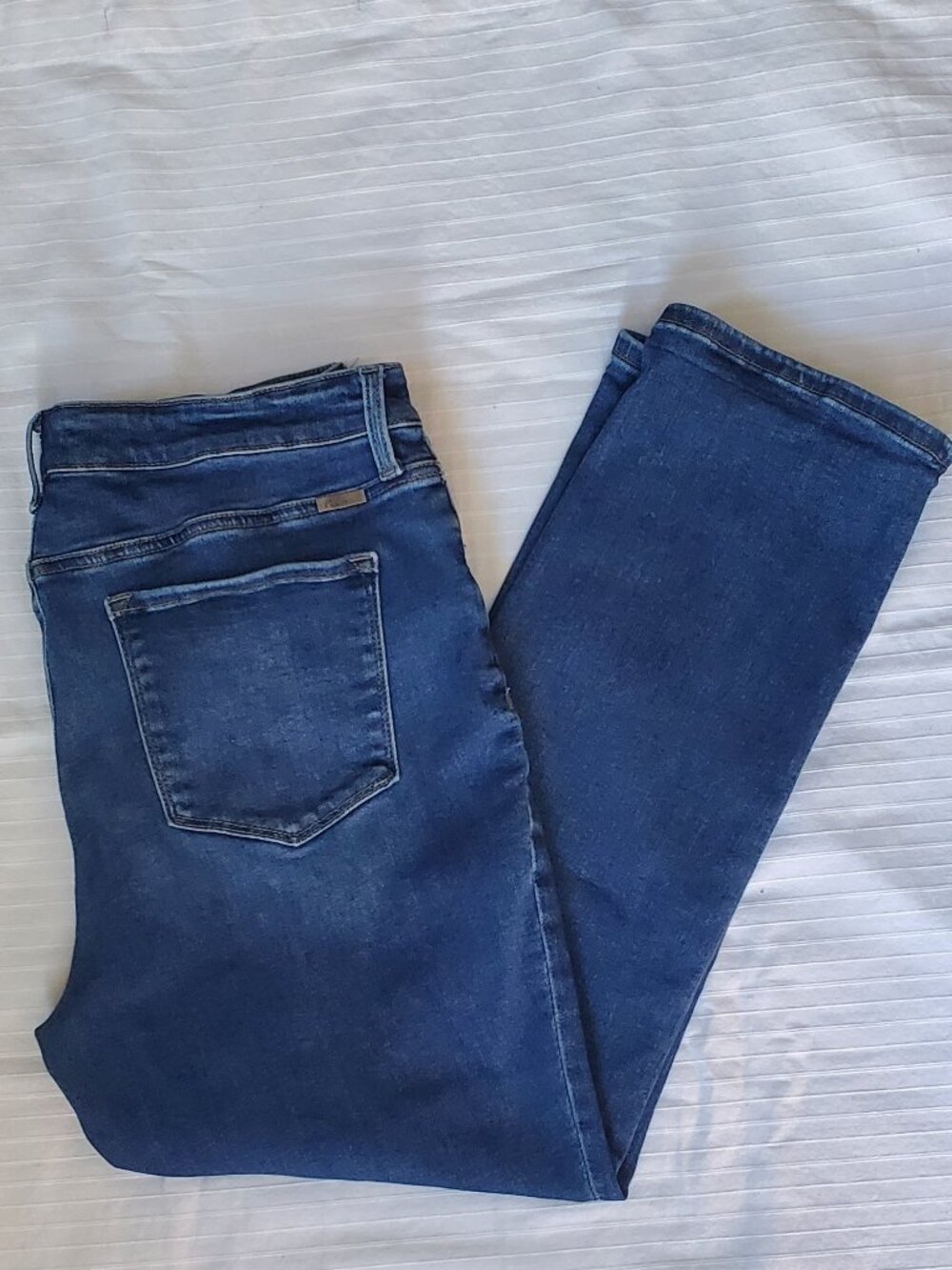 KanCan Alannah Essentials High Rise Slim Straight Blue Jeans